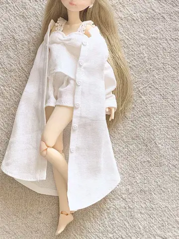 (95) 핸드메이드 22cm 인형 의류 셔츠 원피스 리카짱