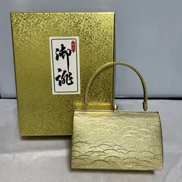 킨와시표 최고급 사가 비단 백 일본 정통의상 소품
