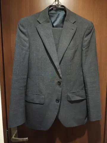 SUIT SELECT 그레이 비즈니스 정장 상하의 세트 봄/여름용 A4