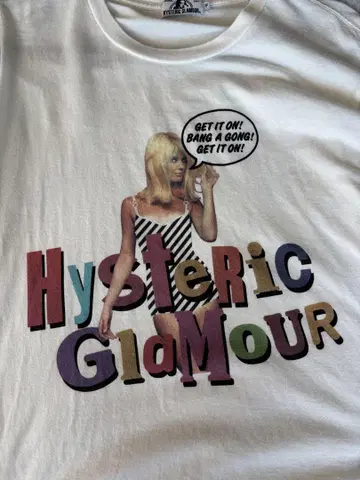 Hysteric Glamour 긴팔 티셔츠 화이트 M사이즈