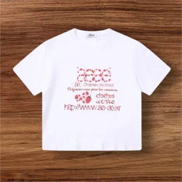 WEB LOGO T-SHIRTS 딸기 카모
