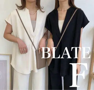 새상품급 브래드 BLATE 키넥 크라프트 탑 반팔 슬리브리스 블랙