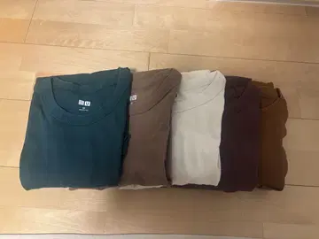 크루넥 T UNIQLO 티셔츠