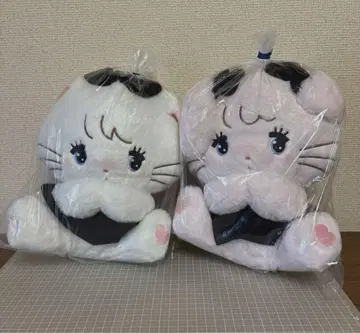 mikko 블랙 리본 BIG 봉제인형 캐미 무스 온라인 크레인 게임