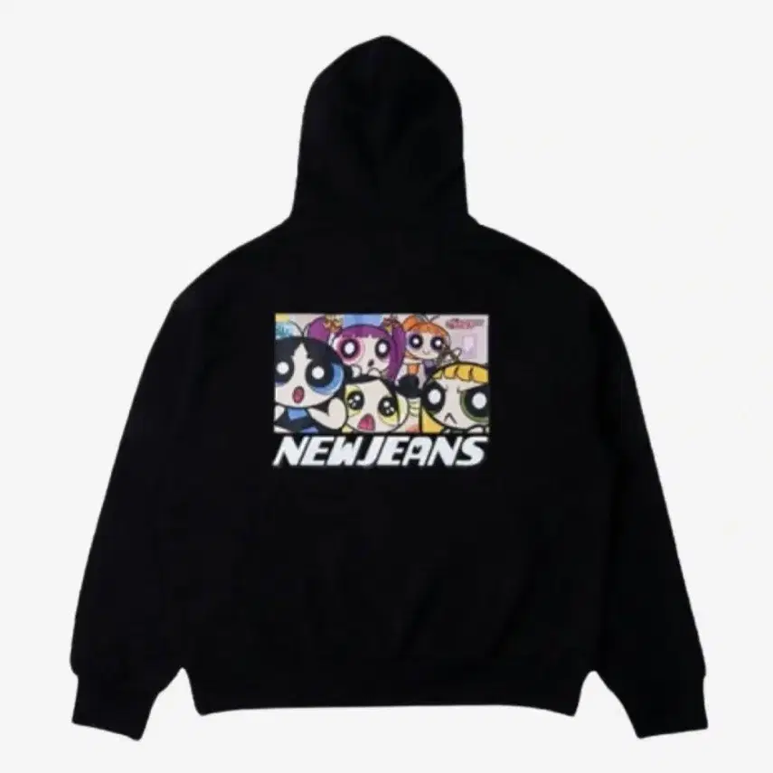NEW JEANS | 뉴진스 New Jeans Powerpuff Girls Hoodie Black on