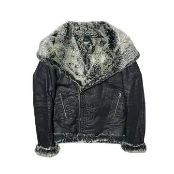 TORNADO MART 퍼 블루종 Y2K