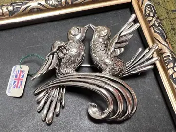 새 브로치 영국제 앤티크 실버 빈티지