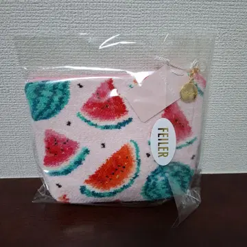 페일러 수박 도트 보트형 파우치 M WEB 한정