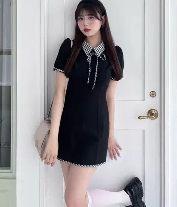 OLIVE 올리브 데 올리브 3way 도킹 미니 원피스 블랙