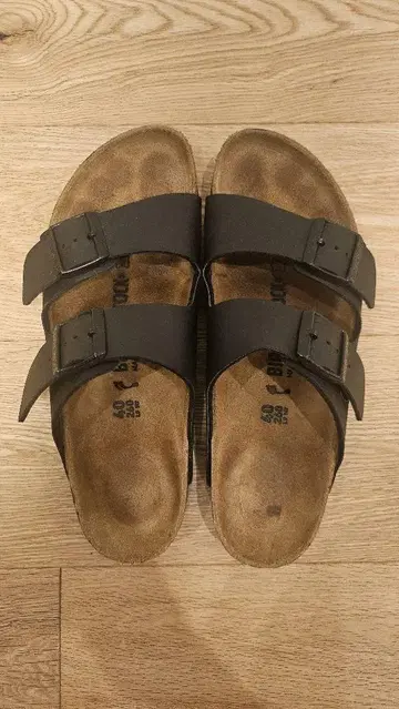 새상품급 BIRKENSTOCK 버켄스탁 애리조나 블랙 26.0cm