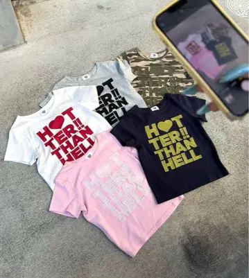 즉시 완판 HTH 티셔츠 해외 걸