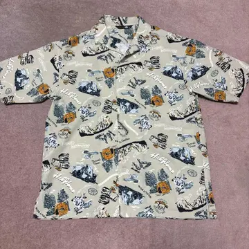 THE NORTH FACE 알로하 셔츠 M 베이지