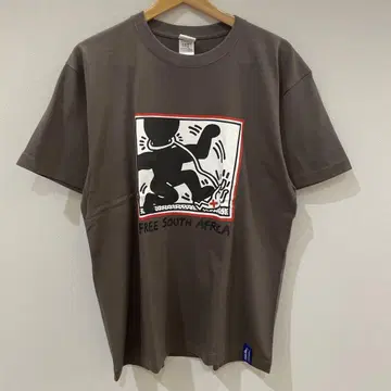 Keith Haring L 사이즈 차콜 티셔츠 KH-KH2303