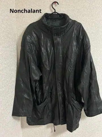 Nonchalant 양가죽 레더 재킷