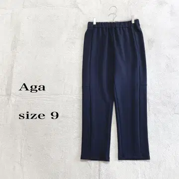 Aga 아가 네이비 캐주얼 팬츠 size 9 허리밴딩