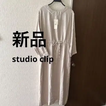 studio clip 린넨 원피스