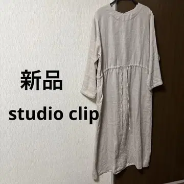 [새상품] studio clip 린넨 원피스