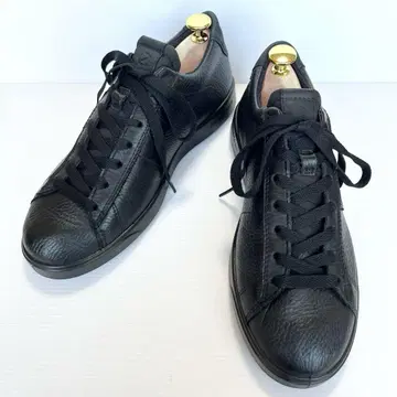 새상품급 ecco 에코 스니커즈 24cm 고어텍스 가죽 블랙 시보