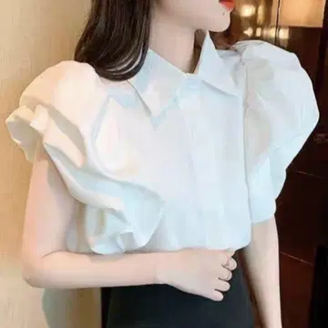 퍼프 슬리브 블라우스