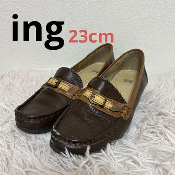 잉그 ing 23 로퍼 브라운 플랫