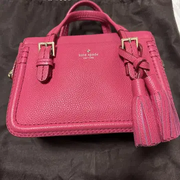 kate spade 핑크 가죽 핸드백 숄더백