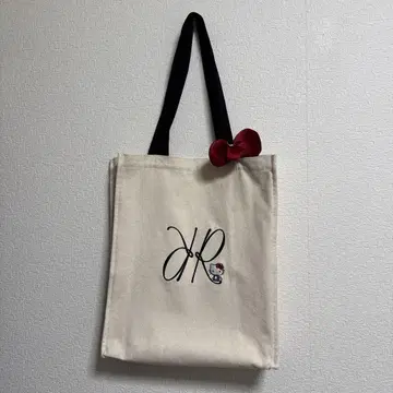 리엔다 헬로키티 캔버스 토트백 아이보리