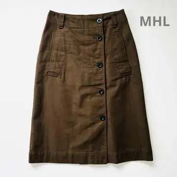 마가렛호웰 MHL 워크웨어 코튼 트윌 스커트