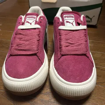 새상품 PUMA 핑크 Suede Mayu 스니커즈