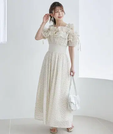 MAJESTIC LEGON 밀푀유 프릴 코르셋 원피스