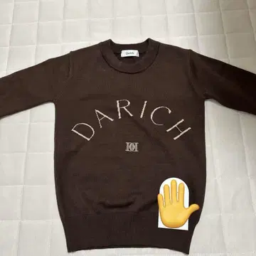Darich 로고 니트 상의