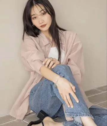 로리즈팜 시어 셔츠 LS 231459