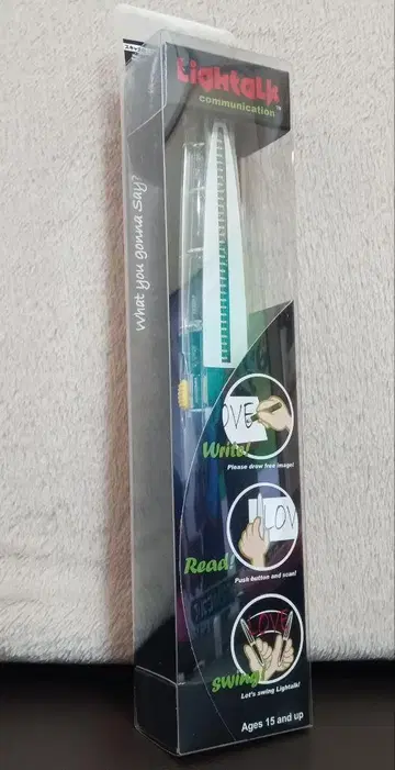 [ 헤이세이 레트로 ] 흔들면 글자가 나타나는 펜 라이트 작동 미확인