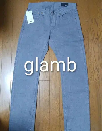 미사용 새상품 glamb 슬림핏 그레이 데님 팬츠 L 사이즈