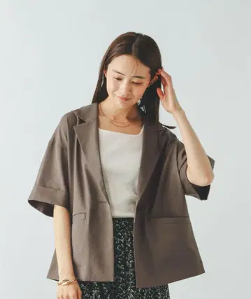글로벌 워크 관리 용이 자켓 반팔