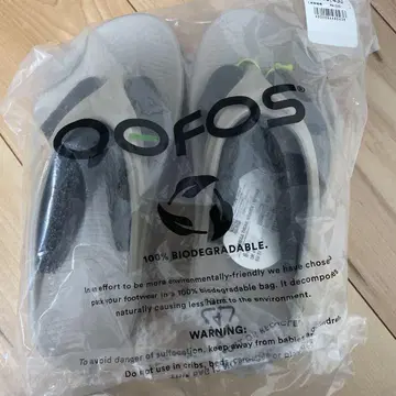미사용 새상품 OOFOS 샌들 23.0cm 그레이