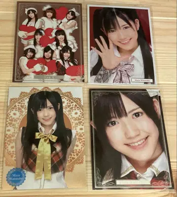 와타나베 마유 트레이딩 카드 4장 AKB48