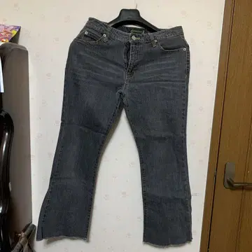 다크 블루 스트레이트 데님 팬츠 B계 힙합 y2k 갸루 헤이세이