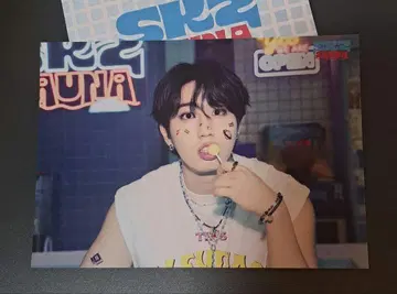 Stray Kids 팝업 스키즈사우나 렌덤 트레이딩 카드 한