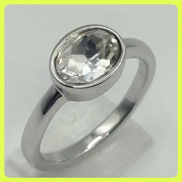 새상품급 스와로브스키 SWAROVSKI 반지 대형 크리스탈