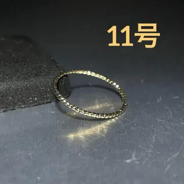 빈티지 패션 반지 골드 11호 트위스트 반지 슬림 로프