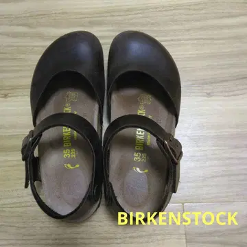 BIRKENSTOCK 메씨나 다크 브라운 가죽 22.5cm