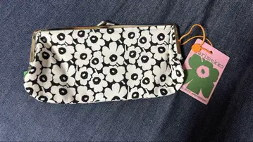 marimekko 택 포함 마리메꼬 60주년 가마구치 파우치