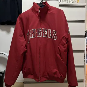 ANGELS 로스앤젤레스 엔젤스 레드 자켓 블루종 야구