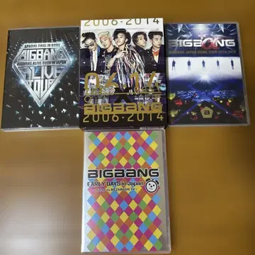 BIGBANG 2006-2014 DVD 4장 세트