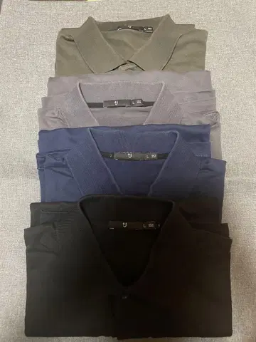 UNIQLO+j 릴랙스 핏 피케 셔츠 L 사이즈