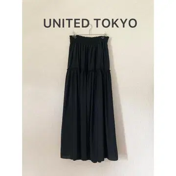 UNITED TOKYO 유나이티드 도쿄 플레어 스커트 블랙