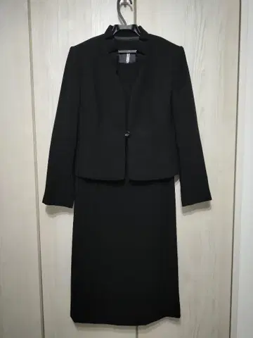 블랙 포멀 상복 여성용 9호