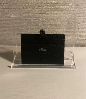 [ TAKEO KIKUCHI ] 카드 케이스 교통카드 지갑 블랙