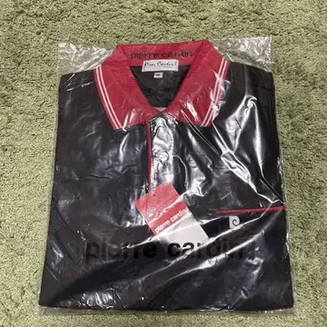 pierre cardin 피케 셔츠 M 블랙/빨간색