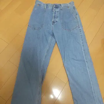Calvin Klein Deck Jean 라이트 블루 스트레이트 데님